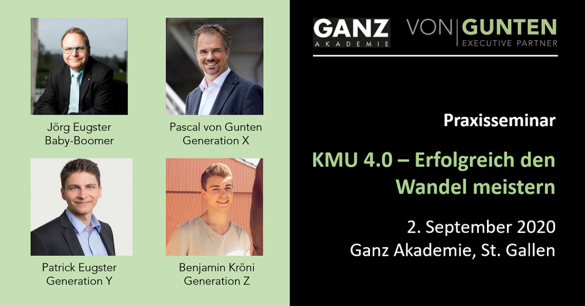 KMU 4.0 - Erfolgreich den Wandel meistern - Seminar